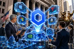 J.P. Morgan zet tokenized aandelen via Chainlink in bij CME