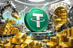 Tether koopt goud in tempo van centrale banken: 27 ton erbij in halfjaar