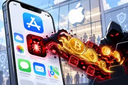 Kwaadaardige iPhone-app uit App Store gekoppeld aan $580.000 cryptodiefstal
