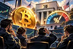 Bitcoin wacht op Fed met $52 miljard aan open futuresposities