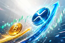Bitcoin veert op bij $76.350 terwijl XRP herstel leidt