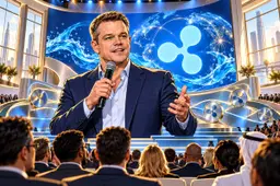 Matt Damon brengt Ripple’s watercase naar hoofdpodium van Swell 2026