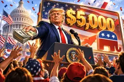 Trump belooft iedere Amerikaanse volwassene $5.000 bij Republikeinse verkiezingswinst