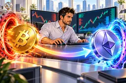Grote cryptowallet verkoopt $34 miljoen Bitcoin en koopt Ethereum