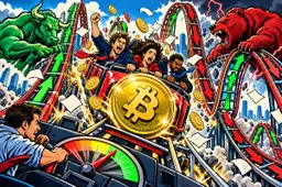 Bitcoin blijft ruim acht keer beweeglijker dan euro-dollar ondanks kalmere markt