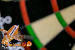 Algemeen dartbord op een dartbaan 57194