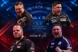 Halve finale World Matchplay 2026 Van Veen v Price en Van Duijvenbode v Littler