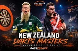 Gian van Veen en Simon Whitlock New Zealand Darts Masters