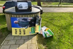 Zuidwolde vernielingen verkiezingsmateriaal1