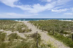pathway-seashore-with-beautiful-view-ocean-blue-sky