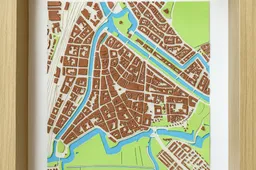 (3) 3D-Stad Den Bosch - Vooraanzicht in lijst