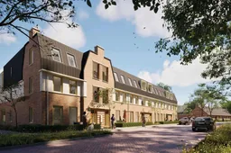 Zijaanzicht appartementen