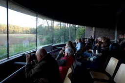 wildkansel met bezoekers nc veluwe
