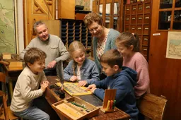 Schoolklasje Ambachten Museum Veluwe Terschuur