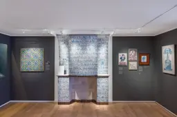 De Zaanse smuiger in de Helene Kröller-Müller kamer in het Nederlands Tegelmuseum