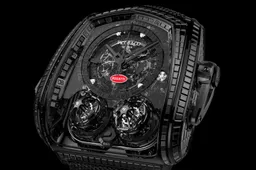 Bugatti lanceert in samenwerking met Jacob & Co. deze gruwelijke en volledig zwarte horloge