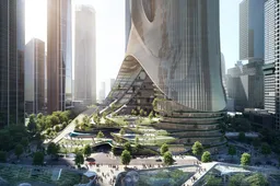 Zaha Hadid Architects bouwt deze futuristische toren in de Chinese stad Shenzhen