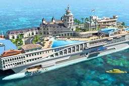 Luxueuze olietanker is een ode aan de jetset van Monaco