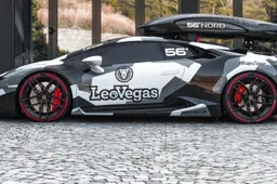 De gecamoufleerde Lambo van freestyle skiër Jon Olsson staat te koop