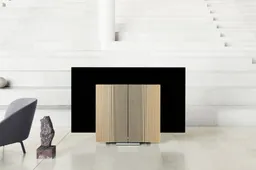 Deze 77 inch tv van Bang & Olufsen is een prachtig en modern kunstwerk