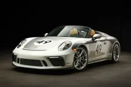 Splinternieuwe Porsche 911 Speedster 2019 verbaast veiling met indrukwekkende verschijning