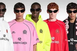 Balenciaga lanceert een chique mix van sport en straat in hun nieuwe voetbalserie