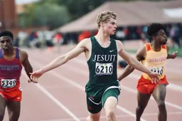 Baasje rent de 100 meter slechts 0.4 seconden slomer dan Usain Bolt