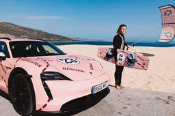 Porsche's legendarische Pink Pig design siert speciale editie Duotone kite en board