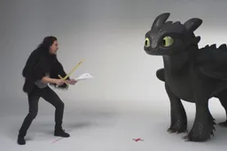 Kit Harington neemt het op tegen draak uit How To Train Your Dragon 3