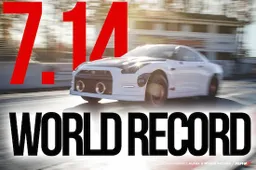 Nissan GT-R met 2500 pk zet nieuw wereldrecord op de quarter mile