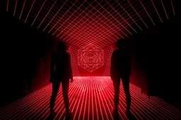 AMAZE is een spacy laser experience van ID&T die al je zintuigen prikkelt