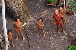Afgelegen Amazone stam reageert geniaal op video van de moderne wereld