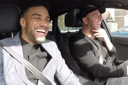 Andy van der Meijde neemt Jürgen Locadia mee om een stukje te cruisen