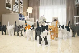 Voor de echte liefhebbers zijn er nu katten van LEGO