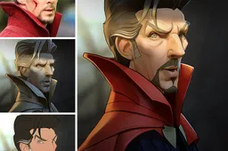 Kunstenaar Xi Ding transformeert Marvel personages in cartoonfiguren