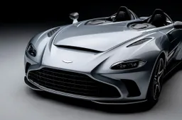 De nieuwe Aston Martin V12 Speedster is een opensportwagen zonder voorruit