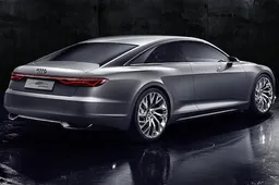 De features op de Audi A9 Prologue zijn superfuturistisch en moddervet
