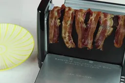 Deze bacon grill maakt alle andere keukenapparaten overbodig