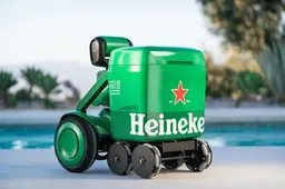 Heineken verloot intelligente zelfrijdende bierkoeler onder fans