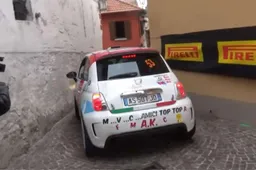 De Rally del Rubinetto gaat door de krappe straten van Italiaanse dorpjes
