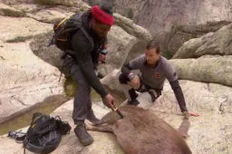 NFL-speler Marshawn Lynch zoekt fittie met Bear Grylls
