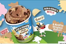 Ben & Jerry’s dropt samen met Netflix een nieuwe ijssmaak