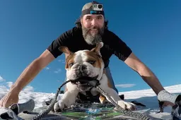 Bentley de Bulldog en zijn baasje Bradley doen samen de vetste dingen