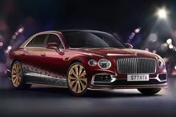 Bentley onthult een unieke Flying Spur V8 speciaal voor de kerstman
