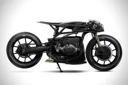 Dit is de BMW R80 'Black Mamba' van Barbara Motorcycles