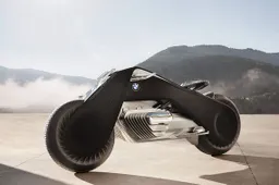 Super futuristische BMW Motorrad VISON NEXT 100