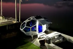 Dreadnort Boats komt met de Geodesic P.O.D. een nieuwe camper die er futuristisch uitziet