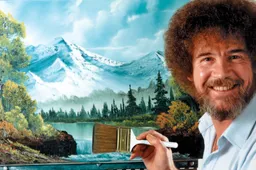 VICE zendt eerste kerstdag een Bob Ross-marathon uit