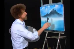 VICE zendt vandaag een 15-uur durende Bob Ross marathon uit