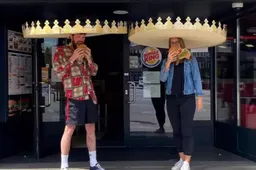 Burger King komt met hilarische kroon om afstand te bewaren